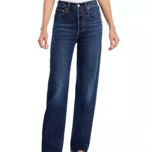 Levi’s 724 High Rise Straight Dark Wash| Size 25